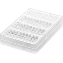 Bolla T CH011 Chocado Silikomart: stampo Tritan 4 tavolette Cioccolato con decoro bolle 156x61xh14 mm 70 g