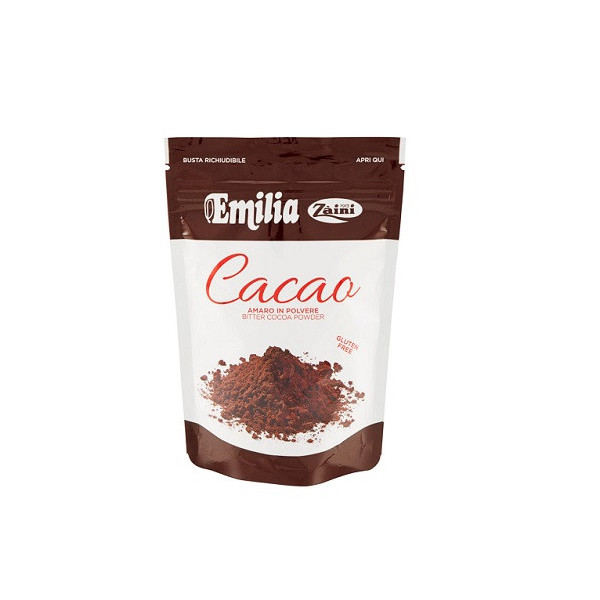 Cacao Amaro in polvere Emilia in busta di 150 g da Zàini
