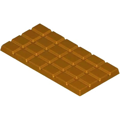 Stampo tavoletta rettangolare di cioccolato da 100 g in policarbonato di 150x75xh8,4 mm