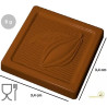 Quadratino cabossa stampo policarbonato 24 cioccolatini quadrati 34x34xh5,1 mm 6 g Quadratino cabossa stampo policarbonato 24 cioccolatini quadrati 34x34xh5,1 mm 6 g