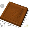 Quadratino cabossa stampo policarbonato 24 cioccolatini quadrati 34x34xh5,1 mm 6 g