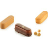 Eclair XS 14 Silikomart stampo in silicone bianco per 20 mini eclair 14 ml da 55x17xh17 mm