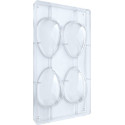 Stampo uovo 100 g, in policarbonato con 4 impronte di altezza 124 mm e larghezza 85 mm