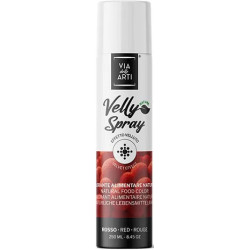 Velly Red da 250 ml di Via delle Arti da Volcke Aerosol: colorante alimentare spray color rosso vellutato