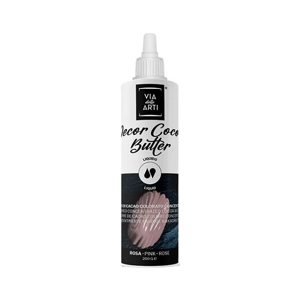 Cocoa Butter Pink burro di cacao concentrato rosa da 200 g di Via delle Arti da Volcke Aerosol