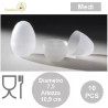 10 Barilotti per sorpresa uova di pasqua medio, diametro 7,5 cm x altezza 10,9 cm