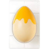 Stampo uova 250 g con colata, 1 impronta da 135xh205 mm profondità 75 mm in policarbonato da Decora