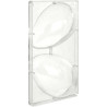 Stampo uovo 200 g in policarbonato professionale per cioccolato con 2 impronte di 125xh175 mm