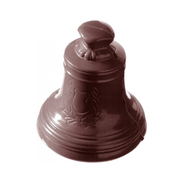 Campana di cioccolato decorata stampo in policarbonato 2 campane Ø92 x 100 mm peso 100 g