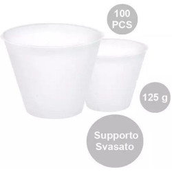100 Supporti svasati per uova di pasqua fazzoletto da 125 g, di 67 mm x 40 mm h 58 mm