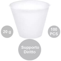 100 Supporti diritti per ovetti di pasqua fazzoletto da 20 g, tipo ovetti Kinder sorpresa