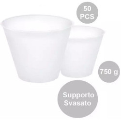 Set 50 supporti svasati per uova di pasqua fazzoletto da 750 g, di 145 mm x 87 mm h 115 mm