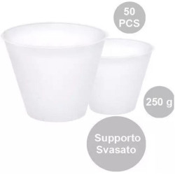 50 Supporti svasati per uova di pasqua fazzoletto da 250 g, semitrasparente