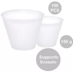100 Supporti svasati per uova di pasqua fazzoletto da 150 g, di 76 mm x 46 mm h 67 mm