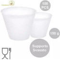 100 Supporti svasati per uova di pasqua fazzoletto da 150 g, di 76 mm x 46 mm h 67 mm