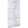 Formula uovo da 140 g: stampo policarbonato pulcino su macchina formula uno in cioccolato 118,5x68,5 mm Formula uovo da 140 g: stampo policarbonato pulcino su macchina formula uno in cioccolato 118,5x68,5 mm