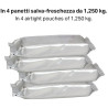 5 Kg Pasta di zucchero bianca Decora in 4 panetti salva freschezza da 1,250 kg 5 Kg Pasta di zucchero bianca Decora in 4 panetti salva freschezza da 1,250 kg