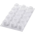 Stampo mela, ciliegia e pesca da 30 ml in silicone bianco da Silikomart