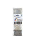 100 Sacchetti fondo rigido rettangolare 7,5+4xh22 cm trasparenti Decora