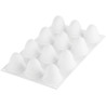 Egg 30 Silikomart: stampo in silicone 12 mini uova 3D da 30 ml di ø34 h 47 mm