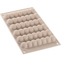 Kit Chic Éclair Silikomart: stampo in silicone sfere set 2 stampi per semifreddi 13x3,8xh4,6 cm
