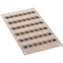 Kit Chic Éclair Silikomart: stampo in silicone sfere set 2 stampi per semifreddi 13x3,8xh4,6 cm