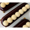 Kit Chic Éclair Silikomart: stampo in silicone sfere set 2 stampi per semifreddi 13x3,8xh4,6 cm Kit Chic Éclair Silikomart: stampo in silicone sfere set 2 stampi per semifreddi 13x3,8xh4,6 cm