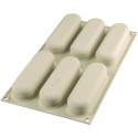 Kit Chic Éclair Silikomart: stampo in silicone sfere set 2 stampi per semifreddi 13x3,8xh4,6 cm