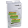 Kit Chic Éclair Silikomart: stampo in silicone sfere set 2 stampi per semifreddi 13x3,8xh4,6 cm Kit Chic Éclair Silikomart: stampo in silicone sfere set 2 stampi per semifreddi 13x3,8xh4,6 cm