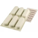 Kit Chic Éclair Silikomart: stampo in silicone sfere set 2 stampi per semifreddi 13x3,8xh4,6 cm