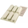 Kit Chic Éclair Silikomart: stampo in silicone sfere set 2 stampi per semifreddi 13x3,8xh4,6 cm Kit Chic Éclair Silikomart: stampo in silicone sfere set 2 stampi per semifreddi 13x3,8xh4,6 cm