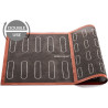 Air mat Éclair 583×384 mm Silikomart tappeto silicone microforato doppia faccia per éclairs
