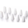Set 10 beccucci per decorazioni da Vespa: serie 10 becchi o bocchette per decorazioni, lisci, frisati, ecc