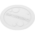 Cheesecake Decor Silikomart: stampo in silicone bianco o tappeto decorativo di ø145xh1,7 mm