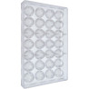 Boero con ciliegie 10 g: stampo policarbonato per 28 cioccolatini preferito con decoro ciliegine ø27,6xh21 mm