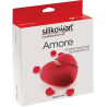 Amore 600 Silikomart: kit stampo in silicone bianco per torta a forma di cuore 142x137xh52 mm con cutter