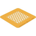 Stencil alambra Silikomart: stampo in silicone giallo per decoro ad effetto geometrico 100x100xh1 mm - set 2 pz