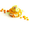 Margherita linea Naturae Silikomart: stampo in silicone giallo 76 decori margherite di 4 dimensioni