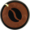 Mini coffee decor Silikomart: stampo in silicone bianco o tappeto decorativo a tema caffè di ø60xh1,7 mm