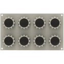 Méduse Silikomart: stampo silicone per 8 monoporzioni meduse 3D ø5,8xh5,6 cm