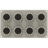 Méduse Silikomart: stampo silicone per 8 monoporzioni meduse 3D ø5,8xh5,6 cm