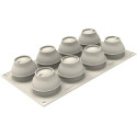 Méduse Silikomart: stampo silicone per 8 monoporzioni meduse 3D ø5,8xh5,6 cm