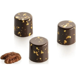 Cilindro 01 P Silikomart: stampo in tritan per 24 cioccolatini a forma cilindrica di ø22xh22 mm