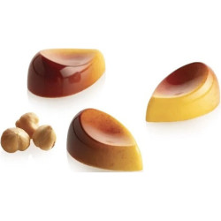 Aurora P Silikomart: stampo in tritan per 24 cioccolatini di 40x25xh17 mm