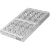 Auror B Silikomart: stampo in Tritan, CH048 linea Chocado, per 10 barrette di cioccolato 11x3 h 1,7 cm