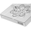 Aurora T Silikomart: stampo Tritan, CH049 linea Chocado, 2 tavolette cioccolato a forma fiore ø110xh17 mm