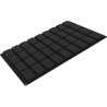 Rectangle Silikomart: stampo silicone nero SQ095 sessantaquaranta 36 mini tortine 87x48xh15 mm