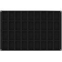 Rectangle Silikomart: stampo silicone nero SQ095 sessantaquaranta 36 mini tortine 87x48xh15 mm