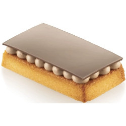 Rectangle Silikomart: stampo silicone nero SQ095 sessantaquaranta 36 mini tortine 87x48xh15 mm