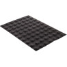 Air Plus Round 36 Silikomart: stampo silicone microforato teglia forno 60x40 per 70 dolcetti o tartellette tonde ø3,6xh1 cm